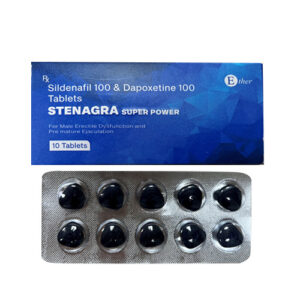 Stenagra Super Power (Sildenafil + Dapoksetyna) – Podwójne działanie