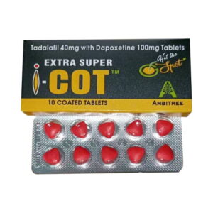 Extra Super I-COT (Tadalafil + Dapoksetyna) – Mocne działanie
